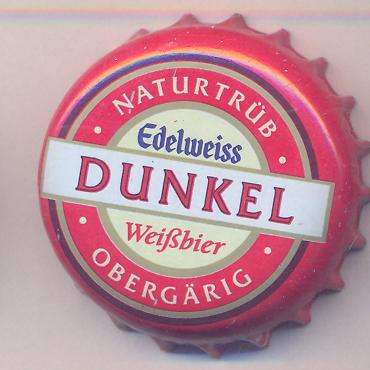 Beer cap Nr.17183: Edelweiss Dunkel produced by Hofbräu Kaltenhausen/Kaltenhausen