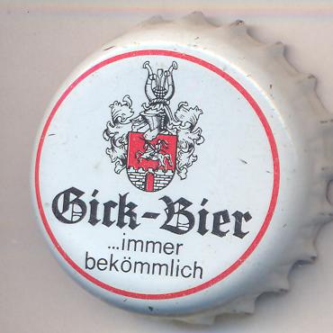 Beer cap Nr.17186: Gick Bier produced by Gick-Bräu GmbH & Co. KG/Burgkunstadt