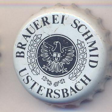 Beer cap Nr.17193: Ustersbacher Bier produced by Brauerei Schmid/Ustersbach