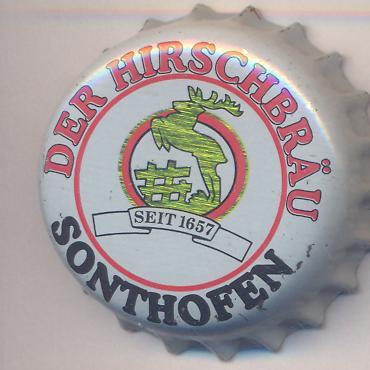 Beer cap Nr.17210: Hirsch Bier produced by Hirschbrauerei/Sonthofen