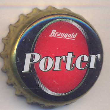 Beer cap Nr.17245: Braugold Porter produced by Braugold Brauerei Riebeck GmbH & Co. KG/Erfurt