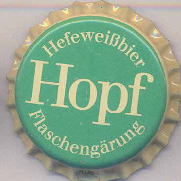 Beer cap Nr.17284: Hopf Hefeweißbier produced by Weissbier Brauerei Hopf Hans KG/Miesbach