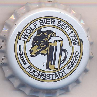 Beer cap Nr.17316: Wolf Pils produced by Privatbrauerei Wolf/Fuchsstadt