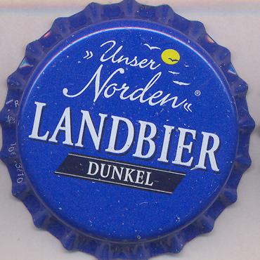 Beer cap Nr.17771: Unser Norden Landbier Dunkel produced by Flensburger Brauerei Emil Petersen GmbH & Co. KG/Flensburg