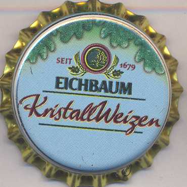 Beer cap Nr.17842: Eichbaum Kristallweizen produced by Eichbaum-Brauereien AG/Mannheim