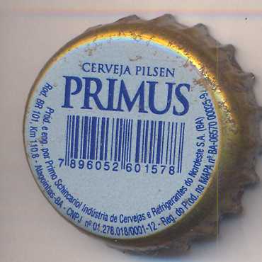 Beer cap Nr.17857: Primus Pilsen produced by Schincariol/Sao Paulo