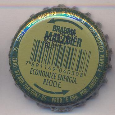 Beer cap Nr.18273: Brahma Malzbier produced by AmBev - Companhia de Bebidas das Amricas/Santa Catarina