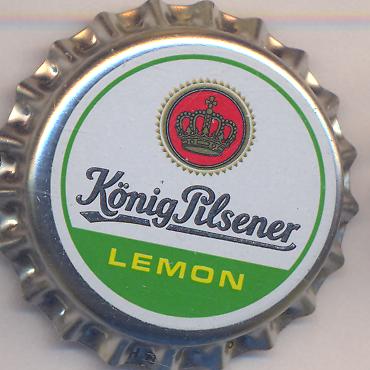 Beer cap Nr.18400: König Pilsener Lemon produced by König-Brauerei GmbH & Co. KG/Duisburg