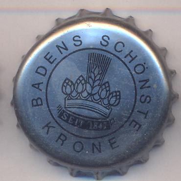 Beer cap Nr.18470: Badens schönste Krone produced by Kronen Brauhaus Offenburg/Offenburg