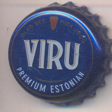 Beer cap Nr.18552: Viru Premium Estonia produced by A.LeCoq Brewery (Olvi Oy)/Tartu