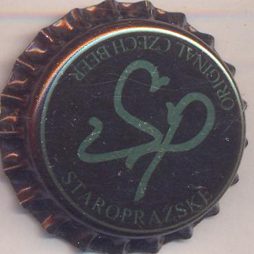 Beer cap Nr.18657: Staroprazske produced by Mestsky pivovar Nova Paka a.s./Nova Paka