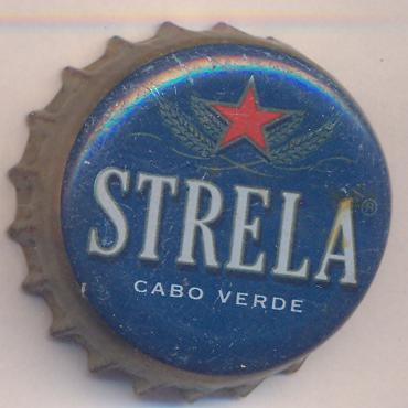 Beer cap Nr.18741: Strela produced by Sociedade Caboverdiana de Cerveja e Refrigerantes/Praja