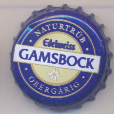 Beer cap Nr.18824: Edelweiss Gamsbock produced by Hofbräu Kaltenhausen/Kaltenhausen