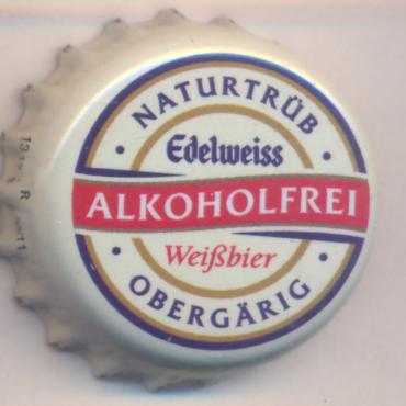 Beer cap Nr.18845: Edelweiss Alkoholfrei produced by Hofbräu Kaltenhausen/Kaltenhausen