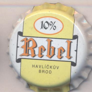 Beer cap Nr.19032: Rebel 10% produced by Pivovar Havlickuv Brod/Havlickuv Brod