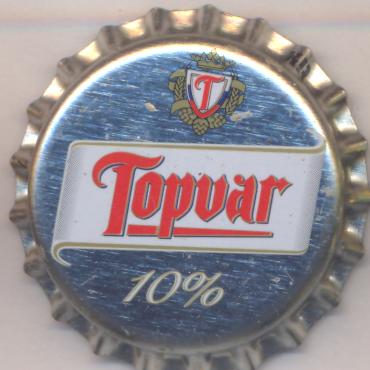 Beer cap Nr.19057: Topvar 10% produced by Topvar Pipovar a.s./Topolcany