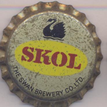 Beer cap Nr.19280: Skol produced by SWAN/Canning Vale