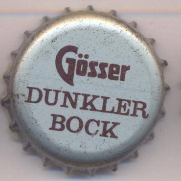 Beer cap Nr.19370: Gösser Dunkler Bock produced by Brauerei Göss/Göss