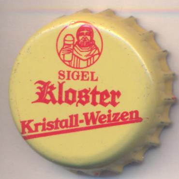 Beer cap Nr.19433: Kristall Weizen produced by Klosterbrauerei Sigel/Metzingen