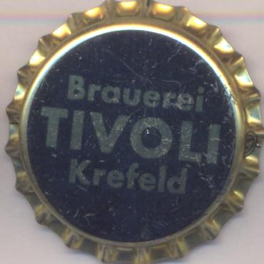 Beer cap Nr.19465:   produced by Brauerei Tivoli/Krefeld