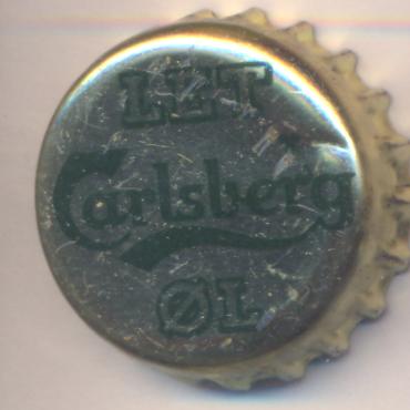 Beer cap Nr.19511: Carlsberg Let Öl produced by Carlsberg/Koppenhagen