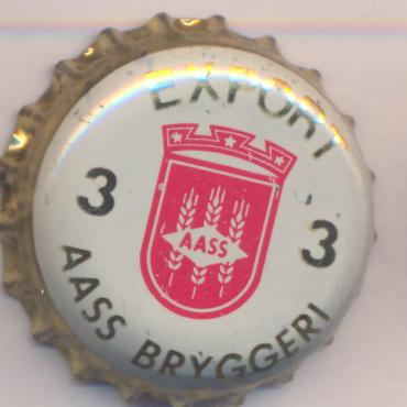 Beer cap Nr.19521: AASS Export 3 produced by Aass Brewery A/S P. Ltz./Drammen