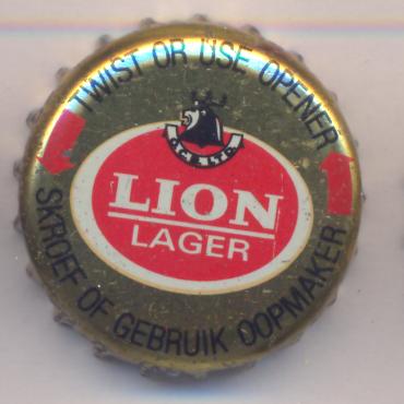 Beer cap Nr.19556: Lion Lager produced by The South African Breweries/Johannesburg