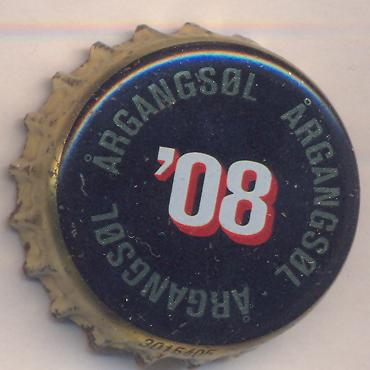 Beer cap Nr.19858: Argangsol 2008 produced by Wiibroes Bryggeri A/S/Helsingoer