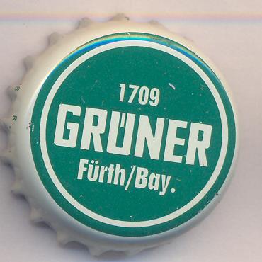 Beer cap Nr.19947: Grüner produced by Tucher Bräu AG/Nürnberg