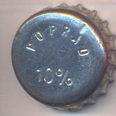 Beer cap Nr.20216: Poprad 10% produced by Pivovar Tatran/Poprad