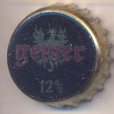 Beer cap Nr.20264: Gemer 12% produced by Gemer s.r.o. Pivovar/Rimavska Sobota