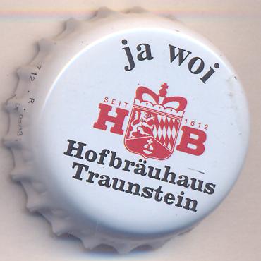 Beer cap Nr.20614: Hofbräu Weiße produced by Hofbräuhaus Traunstein/Traunstein