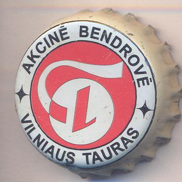 Beer cap Nr.20663: Vilniaus Tauras produced by Vilniaus Alus/Vilnius