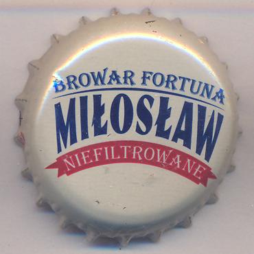 Beer cap Nr.20850: Miloslaw Niefiltrowane produced by Browar Fortuna Sp./Miloslaw