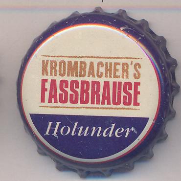 Beer cap Nr.20855: Krombacher's Fassbrause Holunder produced by Krombacher Brauerei Bernard Schaedeberg GmbH & Co/Kreuztal