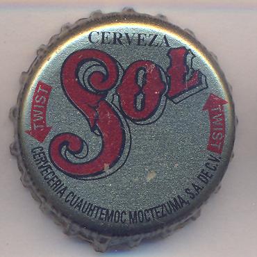 Beer cap Nr.20991: Cerveza Sol produced by Cerveceria Cuauhtemoc - Moctezuma/Monterrey