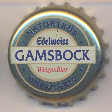 Beer cap Nr.21012: Edelweiss Gamsbock produced by Hofbräu Kaltenhausen/Kaltenhausen