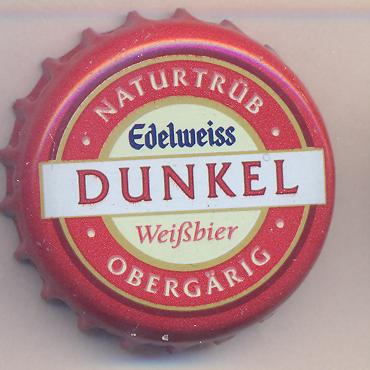 Beer cap Nr.21014: Edelweiss Dunkel produced by Hofbräu Kaltenhausen/Kaltenhausen