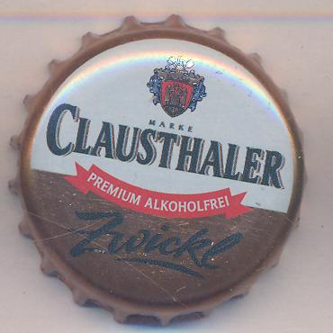 Beer cap Nr.21092: Clausthaler Zwickl produced by Binding Brauerei/Frankfurt/M.