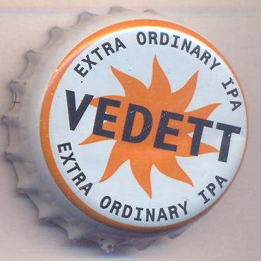 Beer cap Nr.21120: Vedett Extra Ordinary IPA produced by Moortgart/Breendonk