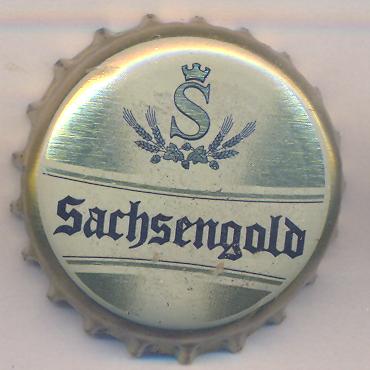 Beer cap Nr.21364: Sachsengold produced by Mauritius Brauerei GmbH/Zwickau