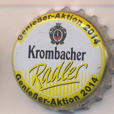 Beer cap Nr.21666: Krombacher Radler produced by Krombacher Brauerei Bernard Schaedeberg GmbH & Co/Kreuztal