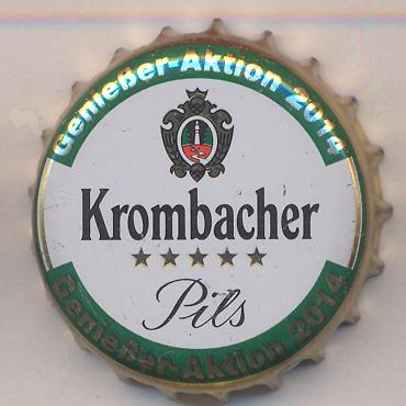 Beer cap Nr.21667: Krombacher Pils produced by Krombacher Brauerei Bernard Schaedeberg GmbH & Co/Kreuztal