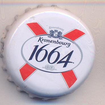 Beer cap Nr.21878: 1664 de Kronenbourg produced by Kronenbourg/Strasbourg