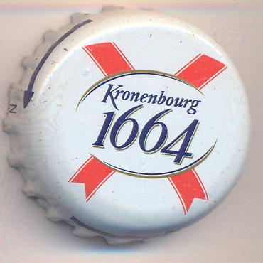 Beer cap Nr.21879: 1664 de Kronenbourg produced by Kronenbourg/Strasbourg