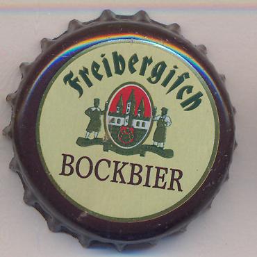 Beer cap Nr.22003: Freibergisch Bockbier produced by Freiberger Brauhaus AG/Freiberg