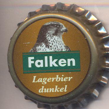 Beer cap Nr.22072: Falken Lagerbier Dunkel produced by Brauerei Falken AG/Schaffhausen