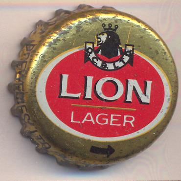 Beer cap Nr.22185: Lion Lager produced by The South African Breweries/Johannesburg