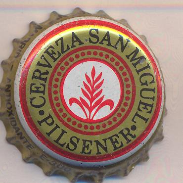 Beer cap Nr.22544: San Miguel Pilsener produced by San Miguel/Barcelona