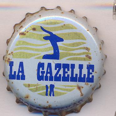 Beer cap Nr.22648: Biere La Gazelle produced by Societe des Brasseries de L'Ouest Africain/Dakar